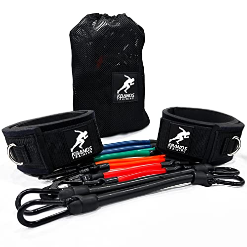 Kbands | Speed and Strength Leg Resistance Bands | Includes Speed 101 and Agility FX Digital Training Programs - Sizes for...