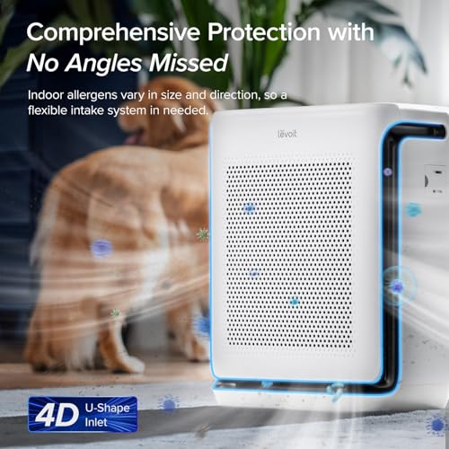 LEVOIT Air Purifiers for Home Large Room Up to 1875 Ft² with Washable Pre-Filter, AHAM VERIFIDE, Air Quality Monitor, HEPA...
