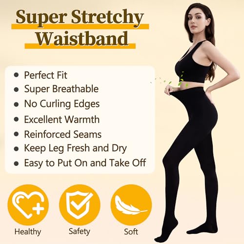 Myshear Medical Compression Pantyhose for Women Men, 15-20 mmHg Compression Tights, Closed Toe Graduated Compression Stock...