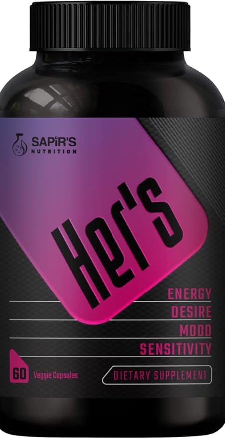 Female Libido Booster for Women - Increase Passion, Desire & Excitement - Relieve Stress, Reduce Dryness & Heighten Sensitivity, Hers Hornygoatweed Energy Supplement for Women in the Mood Enhancer