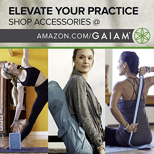 Gaiam Yoga Mat - Premium 6mm Print Reversible Extra Thick Non Slip Exercise & Fitness Mat for All Types of Yoga, Pilates &...