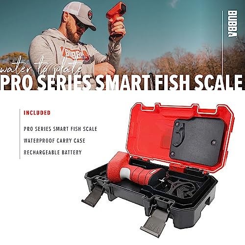 BUBBA Pro Series Smart Fish Scale - Tournament Fishing Tool with Bluetooth & Rechargeable Battery - 3 Modes, Digital Color...