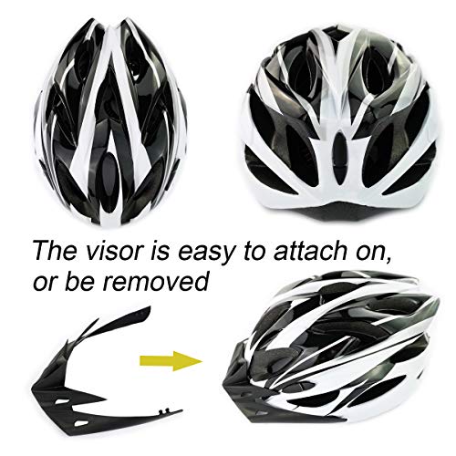 UPANBIKE Adult Bike Helmet - One-Piece Adjustable Safety Protection for Mountain & Road Bikes