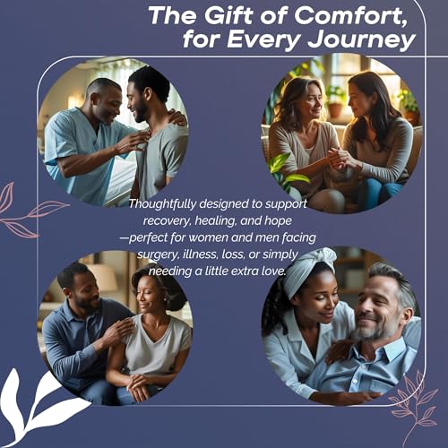 Get Well Gifts For Women Get Well Soon Gift Basket Men, Cancer Care Package Surgery Recovery Gifts Hug Blanket For Patient...