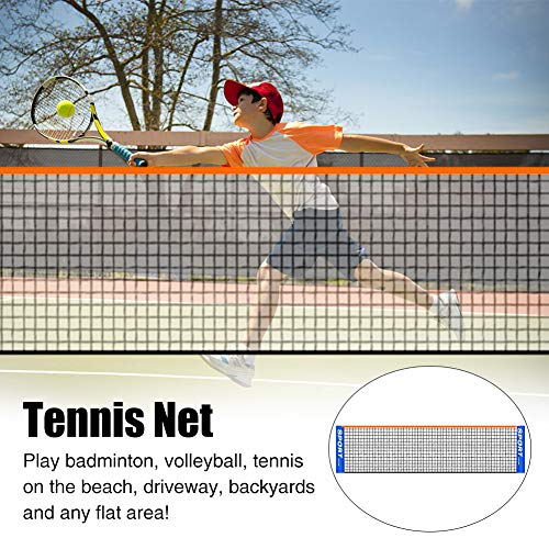Portable Badminton Net, Sport Training Foldable Badminton Tennis Net for Indoor Outdoor Backyard Court Beach, Sports Nets ...