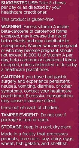 Bariatric Advantage Multi Chewy Bite - Soft Chew Multivitamin for Bariatric Surgery Patients - Chewable Multivitamin with Folic Acid, Vitamin D3 & More - Black Grape Flavor - 60 Count