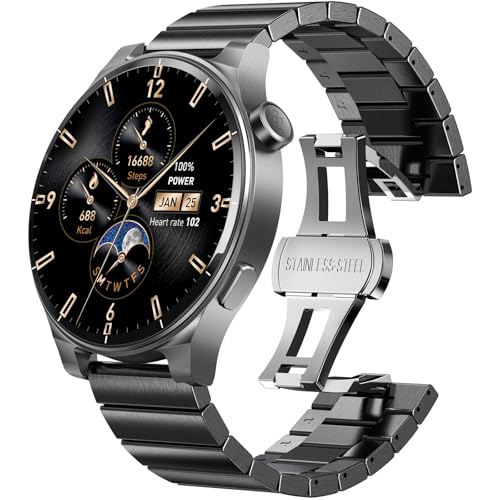 TOZO AMOLED S5 Smart Watch (Answer/Make Calls), 1.43" HD Screen for Men Women 100+ Sport Modes Fitness Watchs with Sleep M...