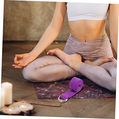 BESPORTBLE 2pcs Yoga Stretching Strap Back Buckle Professional Fitness Band for Yoga Stretching Back Calf Exercise Mat Holder