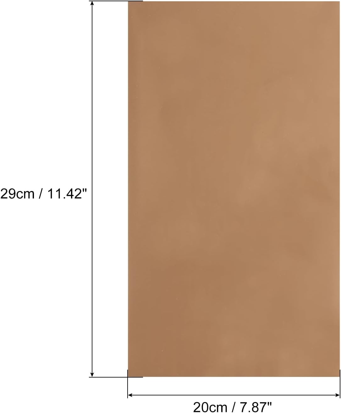 MECCANIXITY 50 Sheets Heat Reactive Foil, 20x29cm Coffee Foil Transfer Sheets Toner Reactive Foil Transfer Foil Sheets Hot Foil Stamping Paper for Crafts DIY Cardmaking Album Decoration
