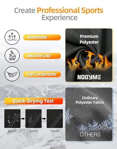 NOOYME Thermal Underwear Base Layer for Women, Long Johns for Cold Weather