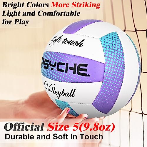 Wisdom Leaves Volleyball,Soft Volleyball Ball for Indoor Outdoor Beach Park Games Play and Training (Official Size 5)