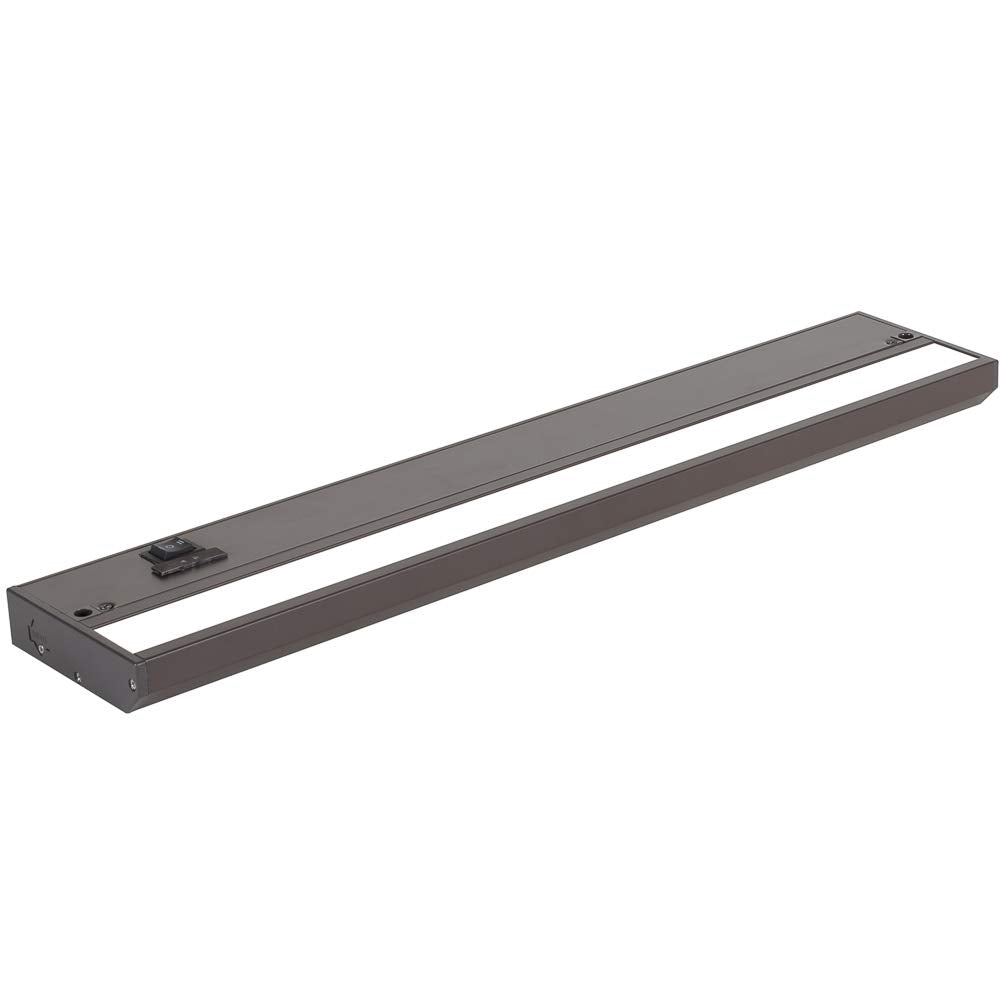 NSL LED Under Cabinet Lighting, Dimmable, 3 Color Temp, 18 Inch, Bronze Finish, Model LTSPRO-18-BZ