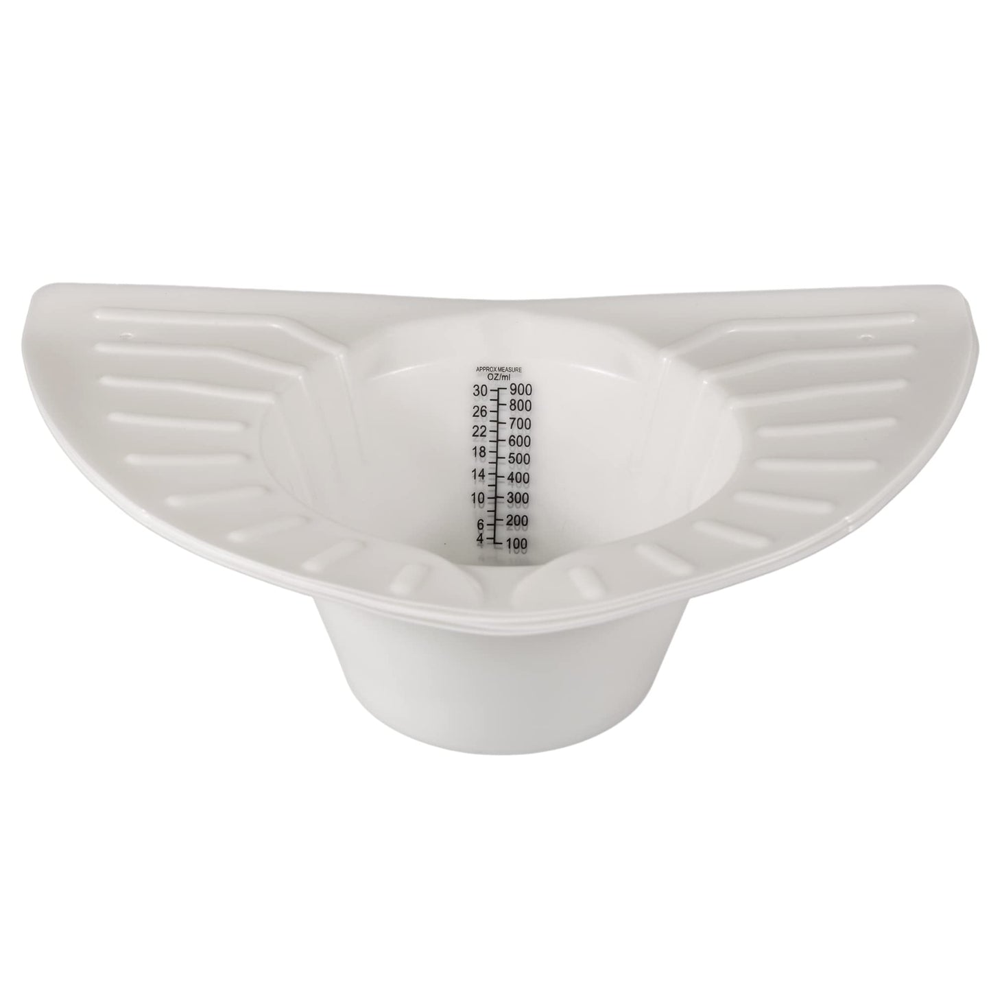 Vakly Graduated Specimen Collector Pans [Pack of 1] Toilet Nursing Hat for Urine, Vomit & Stool Collection Fits Over Toilets and Commodes - 30 oz for Women and Elderly