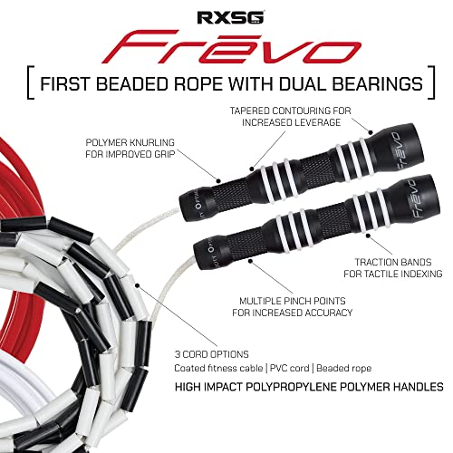 Rx Smart Gear Jump Rope | RXSG Frēvo Freestyle Jump Rope, Skipping Rope for Men & Women with 2 High Speed Precision Bearin...