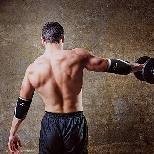 AEOLOS Compression Elbow Sleeves(Pair), 5mm Neoprene Elbow Barces for Weightlifting Powerlifting Tennis Golf and Basketbal...