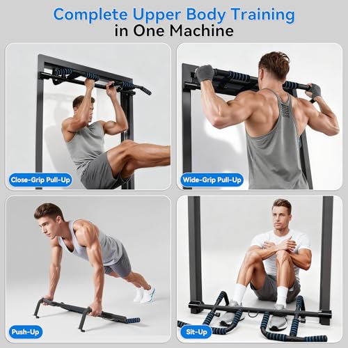 EPHESPORT 2026 Multifunctional Pull Up Bar for Doorway – US Patented Design, Foldable, No Drilling or Slipping, Multi-Grip...