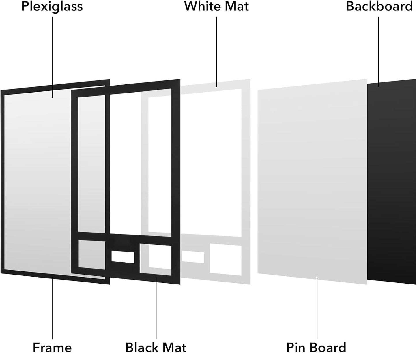 Nice C Jersey Frame Display Cases, Jersey Frame with Pictures Photos, Jersey Shadow Box Shirt Display Case, 98% UV Protection, Football Basketball Soccer (4 Pack)