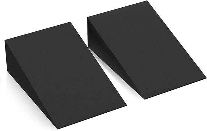 Inlisy Foam Wedge Slant Board, 2-pcs Update Calf Stretcher, Squat Wedges for Yoga, Foot Rehabilitation and Stretching, and...