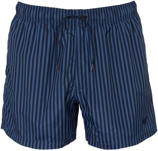 Emporio Armani Men's Striped 4" Swim Trunk
