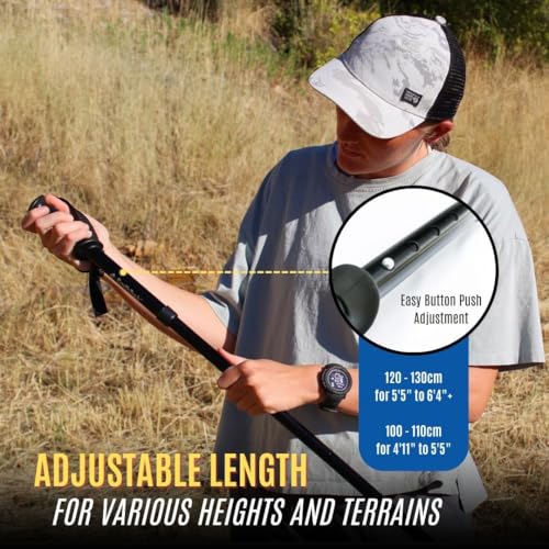 Folding Collapsible Travel Hiking Trekking Pole