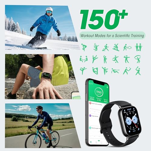 Xiaomi Redmi 5 Lite Smart Watch, Step Counter Watch for Women Men with 1.96" LCD Large Display, 140 Sports Modes, 5ATM Wat...