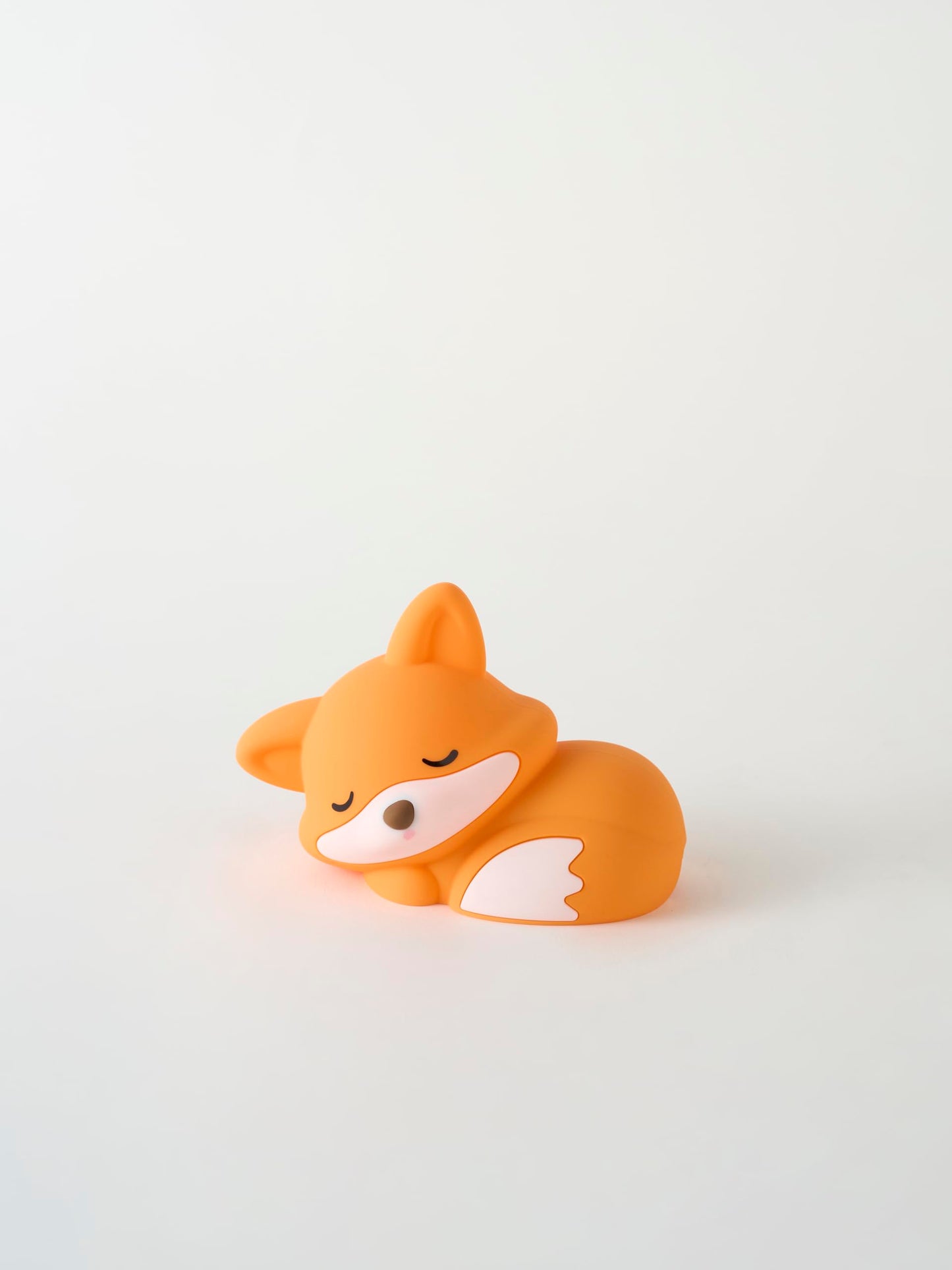 Cute Fox Night Light  Animal Lamp  Food Grade Silicone  Rechargeable  2 Level Dimmable  Squishy Nursery Nightlight For Desk Decor  Funny Gifts Stuff For Boys Girls Baby  White Elephant Gifts