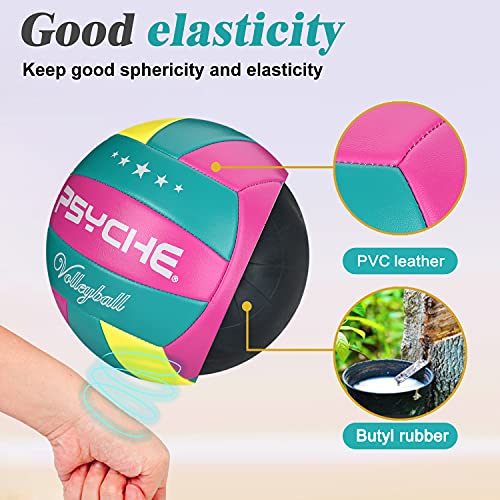 Wisdom Leaves Volleyball,Soft Volleyball Ball for Indoor Outdoor Beach Park Games Play and Training (Official Size 5)