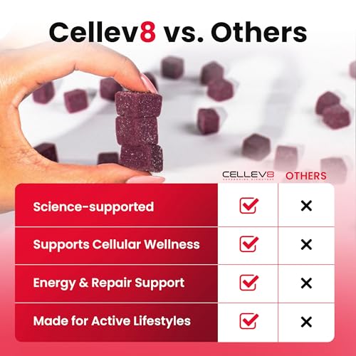 Cellev8 Prime Recovery Joint & Muscle Recovery Gummies - 60 Count - Antioxidant Cellular Health, Daily Energy, Wellness, S...