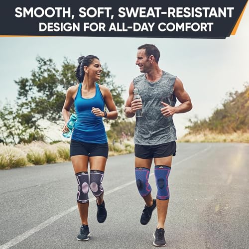 APEXUP Compression Knee Brace for Women, Copper Compression Sleeve for Knee Support, Arthritis Pain Relief, Meniscus Tear,...
