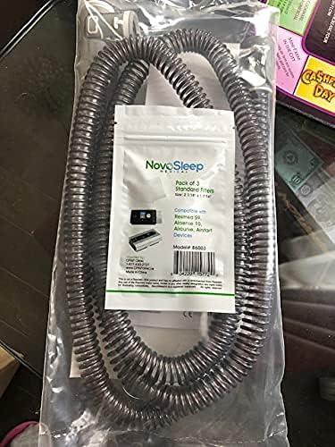 AirSense 10 ClimateLineAir Tubing Standard, 2m Heated Hose and Pack of 3 Standard airsense 10 Filters by Novosleep…