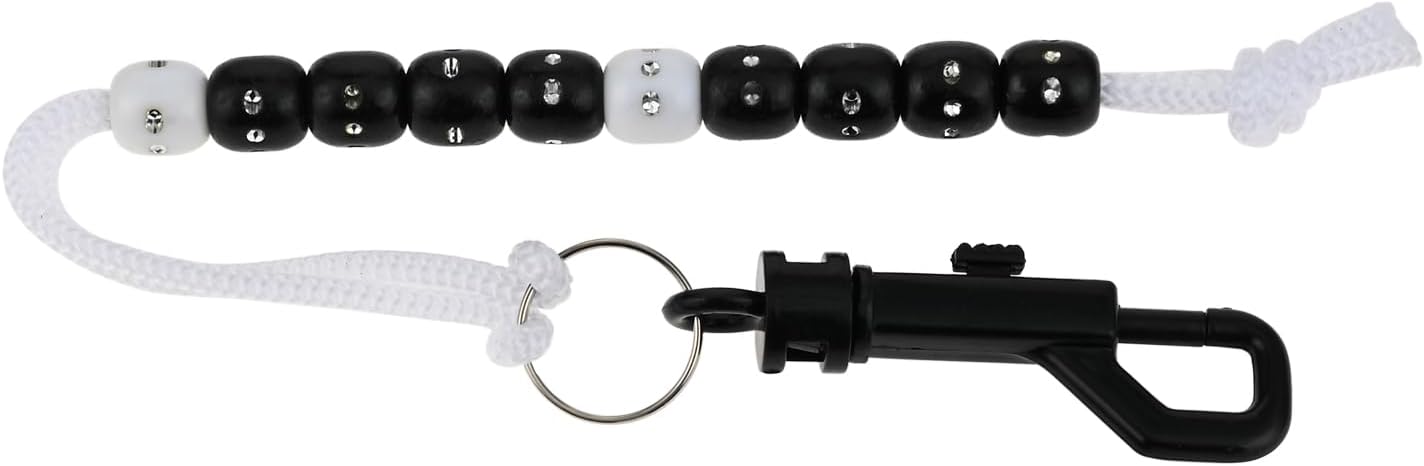 MUXSAM 1 Piece Golf Beads Score Counter with Clip, Golf Stroke Score Count Keeper Putting Score Counter for Referee Caddy Golfer