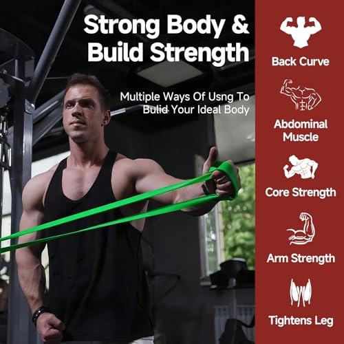 Adostob Resistance Bands Set with Door Anchor, Multi-Levels Pull Up Assistance Bands, Exercise Bands for Working Out, Stre...