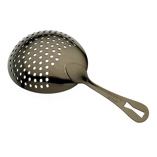 Barfly , Julep Strainer, Gun Metal Black