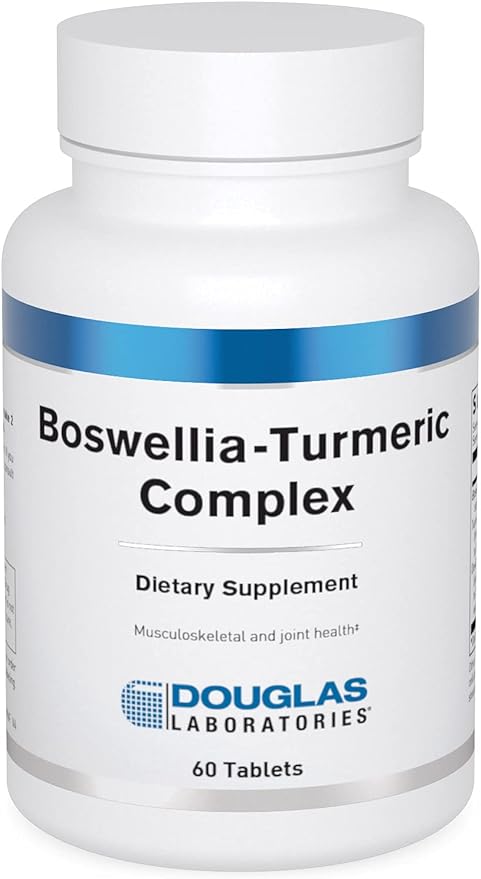Douglas Laboratories Boswellia-Turmeric Complex | Botanical Extracts to Support Normal Recovery of Joints and Muscles After Exercise or Activity* | 60 Tablets