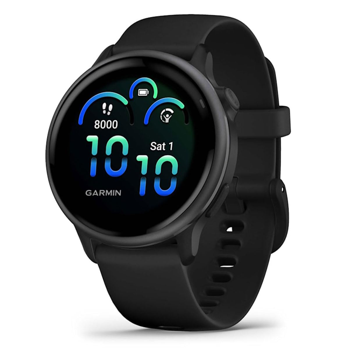 Garmin Vivoactive 6 (Slate/Black) Fitness Gps Smartwatch Bundle - Amoled Health Watch, 11-Day Battery Life, Body Battery, Music