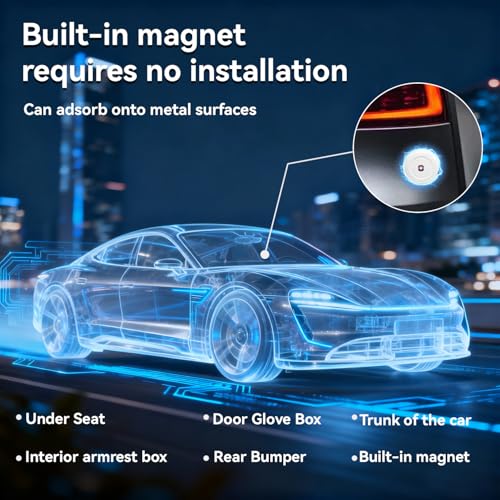 2025 GPS Tracker for Vehicles, Cars & Kids–Real-Time Tracking with Worldwide Coverage | No Monthly Fee & No SIM Needed | I...