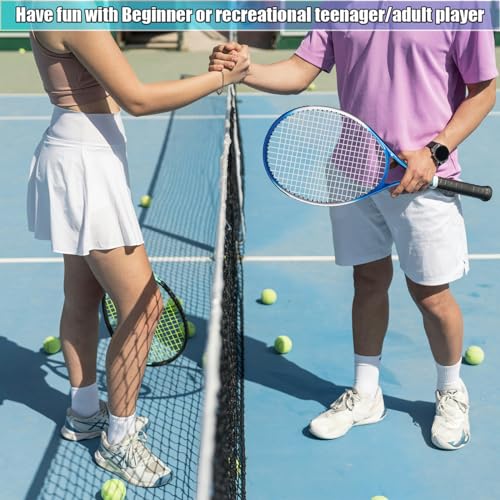 ZHUOKECE Tennis Rackets for Adult, 2 Players Adult Recreational Tennis Rackets Set for Beginners and Professional with 4 T...