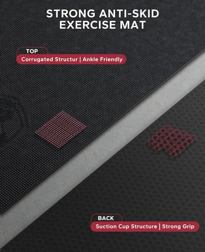 HAPBEAR Extra Large Exercise Mat-7'x5'/6'x8'/6'x9'/6'x10'/6'x12'x8mm(1/3 inch),Non-Slip, Ultra Durable, Thick Workout Mats...