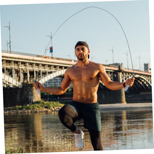 MUSISALY Smart Counting Jump Rope for Adults Steel Wire Skipping Rope with Digital Counter for Fitness Training and Weight...