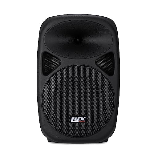 LyxPro SPA-8 Compact 8" Portable PA System 100-Watt RMS Power Active Speaker System Equalizer Bluetooth SD Slot USB MP3 XL...