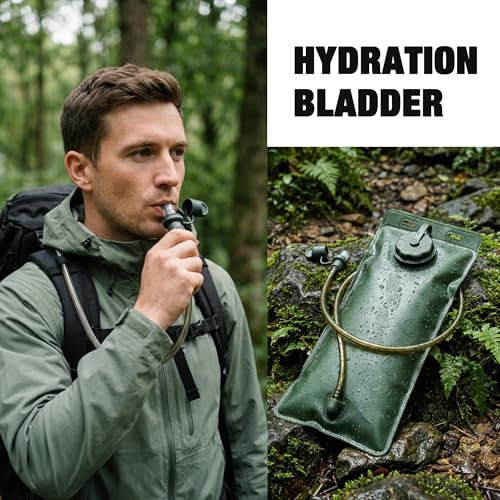 Mardingtop Hydration Bladder, 2.5 Liter Leak Proof Water Bladder,Military Hydration Pack Replacement for Hiking Biking Cli...