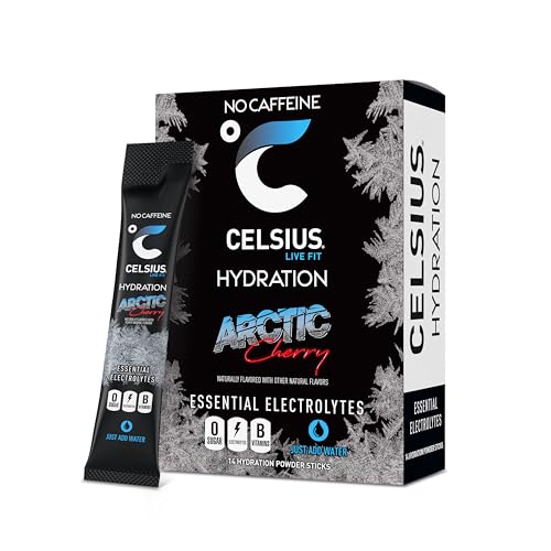 CELSIUS HYDRATION™ Arctic Cherry, Sugar Free Electrolyte Hydration Drink Mix (Pack of 14)