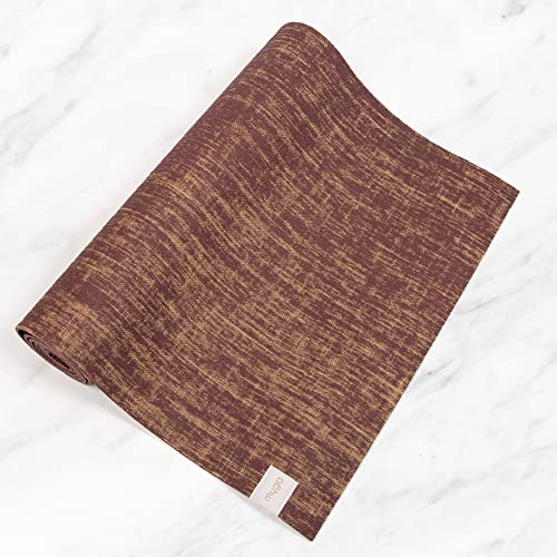 Myga Jute Yoga Mat, High Performance Vegan Floor Exercise Mat, Eco Friendly Biodegradable Yoga Mat with PVC Backing,72" x ...