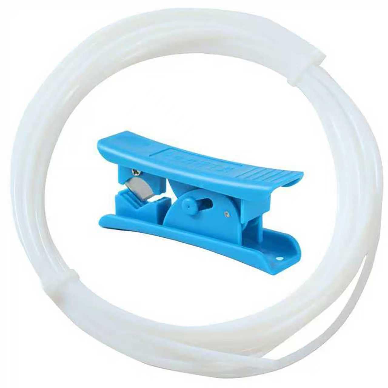 5M (16.4ft) PTFE Teflon Tube for 1.75mm Filament : 2.5mm ID×4mm OD Bowden Tube, for Bambulab AMS X1/ X1C/ P1P/ P1S/ A1/ A1 Mini, Prusa MMU3/ Direct Drive Extruder, with Tubing Cutter.