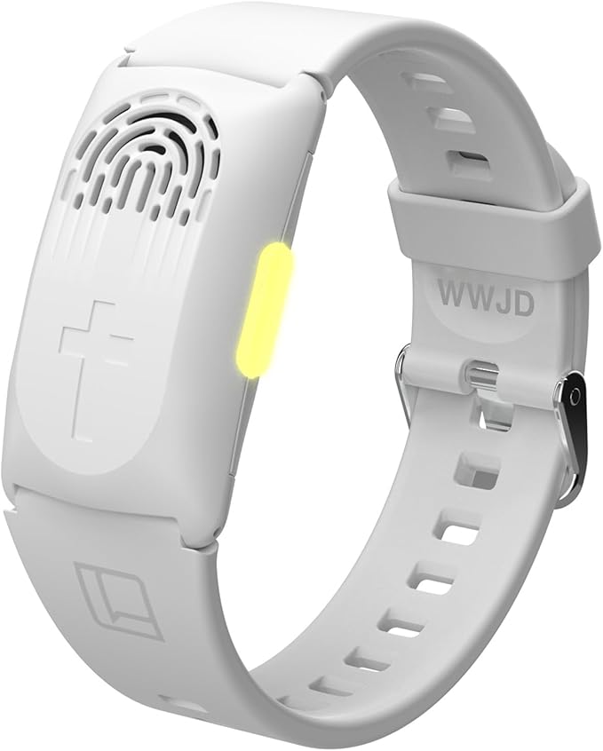 LIAISE Wearable Audio Wrist Band, WWJD Bracelet and Audio Bible, 300+ Verses from NIV, Jesus Bracelet Speaker, Christian W...