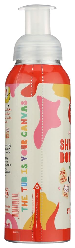 PACHA SOAP Kids Strawberry Banana 2 In 1 Shampoo & Body Wash, 12 FZ
