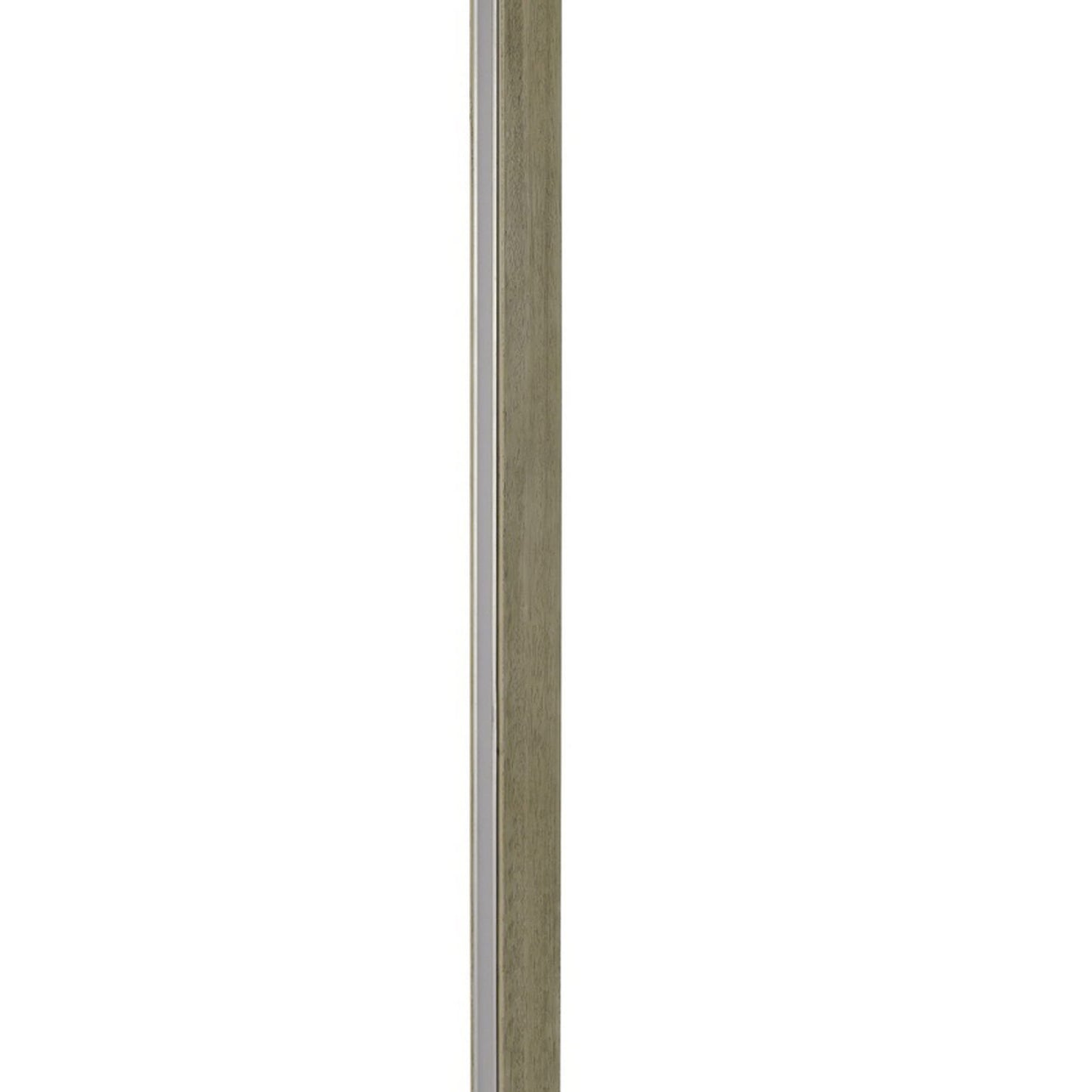 Benzara 61 Inch Wood Floor Lamp, Dimming LED Column, Brown, Model BM271958