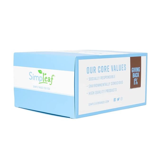 Simpleaf Flushable Unscented Single Pack Wet Wipes | Eco-Friendly Paraben & Alcohol Free | Hypoallergenic & Safe for Sensitive Skin | Soothing Aloe Vera Formula | (30 Single Pack Wipes)
