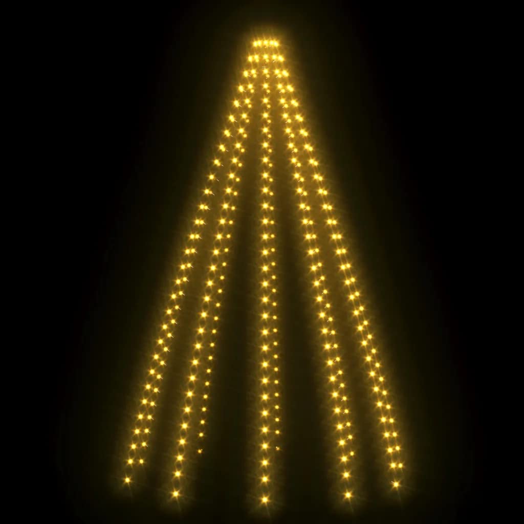 vidaXL Christmas Tree Light 300 LED Warm White Waterfall Lights Model 51281 Indoor/Outdoor Decor
