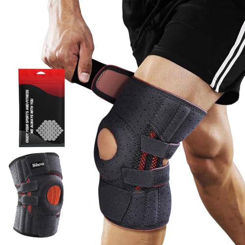 BIHEVN Knee Brace for Men & Women - Adjustable Support for Arthritis, ACL Meniscus Tear & Knee Pain Relief or Injury Recov...